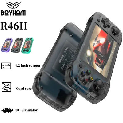 NEW WIFI R46H Retro Handheld Console Classic Game 4.2 inch HD IPS Screen Portable Video Player MAX 128G 29K Game R36H Best Gift