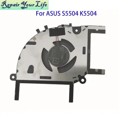 Notebook Cooling CPU Fan For ASUS S5504 K5504 Vivobook S 15 OLED S5504VA K5504VN Cooler Radiator 13NB0ZQ0M05011 NS85C70-22G16