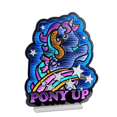 My Little Pony Pony Up Ekkolight 24"H by Melrose in Blue Pink Orange (Size OS)