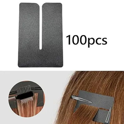 10-100Pcs Hair Extension Protector Shields Heat Scalp Shields Sturdy Heat Shield Guards Heat Insulation Sheet