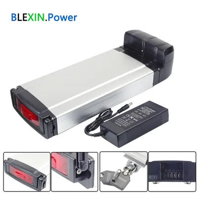 Batterie de vélo de support arrière 24v 10Ah 15AH 48V 36V 10.4Ah 17.5Ah batterie de vélo électrique de support arrière chargeur 24v 250W 300W 350W 500W