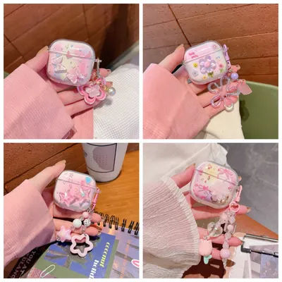Étui pour AirPods Pro3 2025, 4 3 2 1 Pro 2, en TPU, mignon, bricolage, lapin, coque de pêche, chien, housse de protection pour écouteurs avec pendentif, nouvelle collection 2025