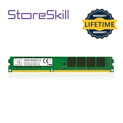 StoreSkill Memory DDR3 2GB 4GB 8GB 1333MHz 1600MHz 10600 12800 1.5V Desktop Ram