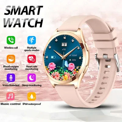 LIGE New 1.27'' HD Screen Smart Watch Women IP68 Waterproof Bluetooth Call Bracelet Sports Health Monitor Ladies Smartwatch 2025