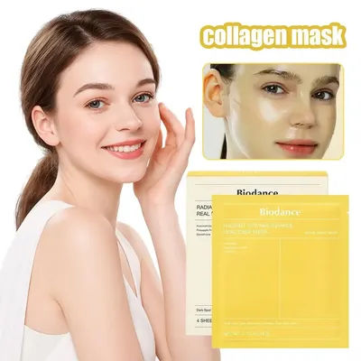 BIODANCE Bio-Collagen Real Deep Mask Hydrating Overnight Hydrogel Mask Pore Minimizing Elasticity Improvement Korean skincare ﻿