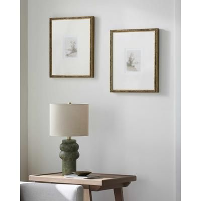 Roncadelle 19"H x 16"W x 1"D Traditional Dark Red Wall Decor - Boutique Rugs