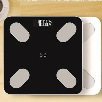 Balance de graisse corporelle intelligente balance de salle de bain numérique sans fil balance de poids électronique Bluetooth avec application Smartphone