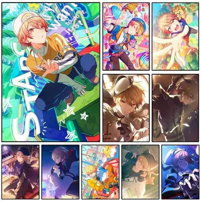1PC T-tenma T-tsukasa Poster Self-adhesive Art Waterproof Paper Sticker Coffee House Bar Room Wall Decor