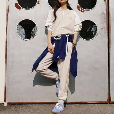 Adidas genuine TRACKSUIT men's and women's knitted durable casual suit JZ0107