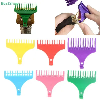 Professional Hair Trimmer Limit Comb 6/8Pcs for T9 1/2/3/6/9mm,Universal Guards Hairdresser Hair Cutting Guide Barber Accessor