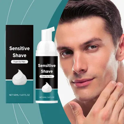 Men's Shaving Mousse - Gentle Cleansing & Care for a Smooth Shave and Healthy Skin
