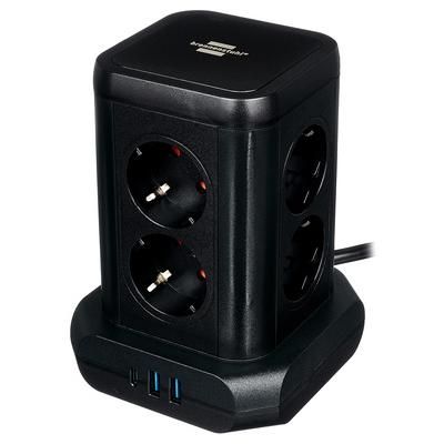 Brennenstuhl Socket Tower 8-Way USB
