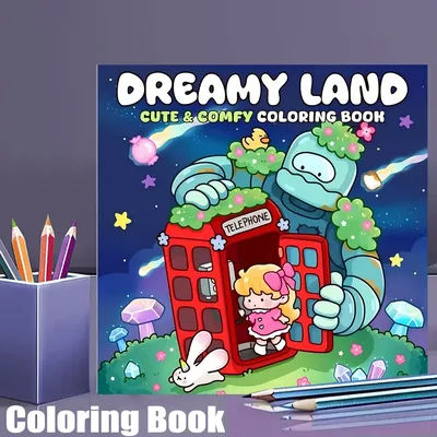 28 Pages Dreamy Coloring Book for Adult | Colouring Book, Drawing Supplies for Christmas, Thanksgiving