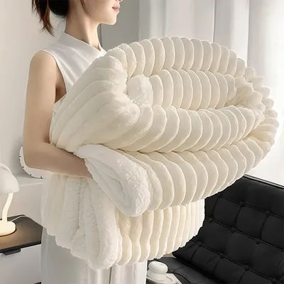 Couverture polaire Sherpa pondérée, douce, chaude, pour chambre à coucher, meilleure couverture en pologne, voiture, canapé et voyage, 3.5KG, 1 pièce