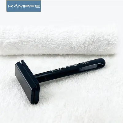 KAMPFE Double Edge aluminum Light Weight Safety Travel Razor Beard Grooming Kit Smooth Shave gifts for men