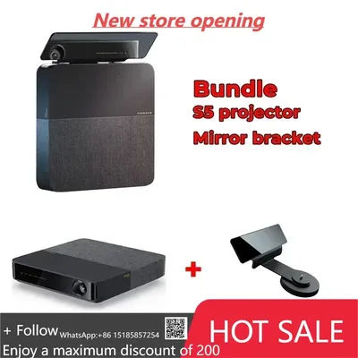 Fengmi formovi S5 ALPD lase Projector 1080P Full HD 1100ANSI Lumens HDR 10 2+16G Small Portable Projector Home Theater 2022