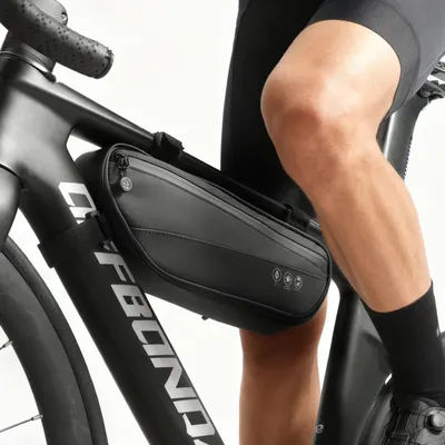 OFFBONDAGE Bike Bag 2.1L Bicycle Top Tube Bag Waterproof Reflective Cycling Front Frame Bag Riding Bag MTB Road Bike Accessories