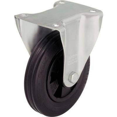 Roul Fixe D=80mm F=50kg Corps Polypro B Dg Caoutchouc - Blickle