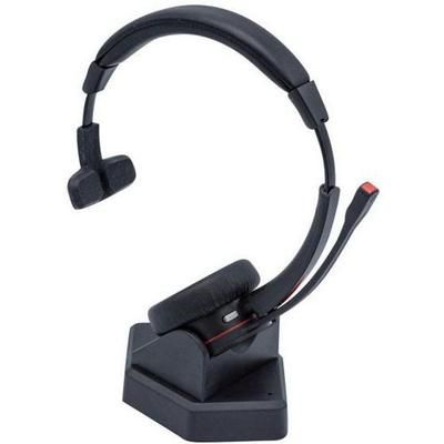 casque uc sans fil bluetooth monaural + socle usb-a dacomex