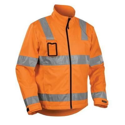 Veste Softshell Haute Visibilité Orange Taille M - Blaklader