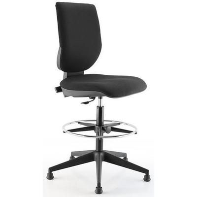 Siège D'atelier Haut Sur Patins Gris Anthracite - Sokoa