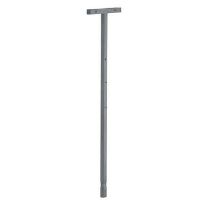 Poteau A Enfouir Metal Ligne Arkea Gris Anthracite - Rossignol Pro