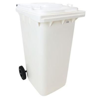 poubelle full color - 240 l - blanc - manutan