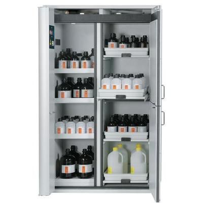 Armoire Sécurité K90.196.120.mf.fwacgris-3étagère 1bac Époxy - Asecos