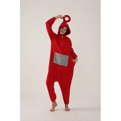 Pigiama Kigurumi Costume di Gruppo Costume tutina Tubby Baby Fantasia Caldo Comodo Con cappuccio Pile Adulti Per uomo Per donna Unisex Halloween Carnevale Feste Performance Abbigliamento da Casa