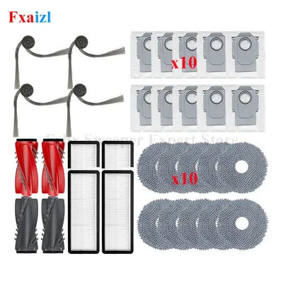 Accessories For Roborock Qrevo C / Curv / CurvC / Edge / EdgeC / 5AE / S5V Robot Vacuum Cleaner Part Main Side Brush Parts