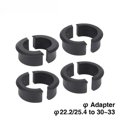 A/B 1/2 Sets Bike Diameter Adapter Adjustable 22.2/31.8mm for MTB/Road Handlebar Seatpost Brake Holder Mounting