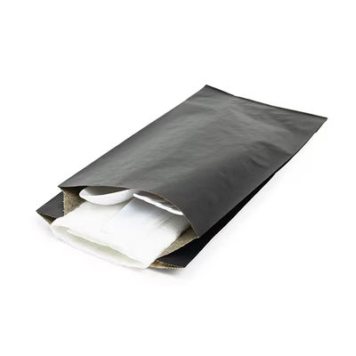 Black Grease Resistant Bags 3 1/2" x 1 1/8" x 7 3/4" 100 pack GPB1B