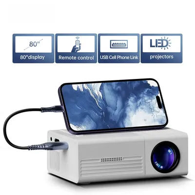 Smart Projector TFT LCD 1080P 1920*1080P Wifi Bluetooth Mini Projectors Home Cinema Outdoor Theater Mini Portable Proiettor