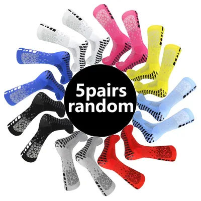 5/10 paires de chaussettes de sport mi-mollet aux couleurs mélangées aléatoirement, haute élasticité et respirabilité, pour hommes et femmes