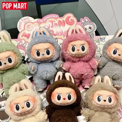POP MART Original Labubu Doll The Monsters Tasty Macarons Blind Box Random Vinyl Dolls Pendant Figure Cute Collectible Toy Gifts