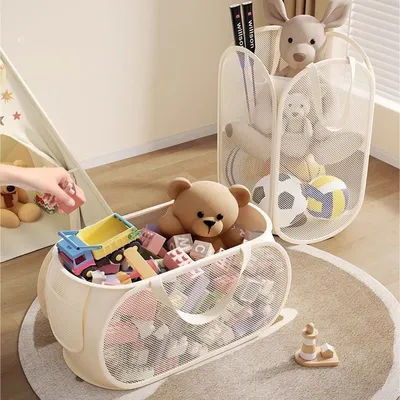 Big Size Storage Box Organizer For Toys Children Storage Bag Toy Storage Basket