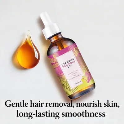 Post-Depilatory Calming Oil - Soothes Stinging & Itching, Deep Moisturizing Care for Sensitive Skin After Hair Removal.