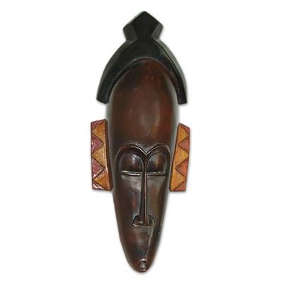Ashanti wood mask, 'Doing My Part'