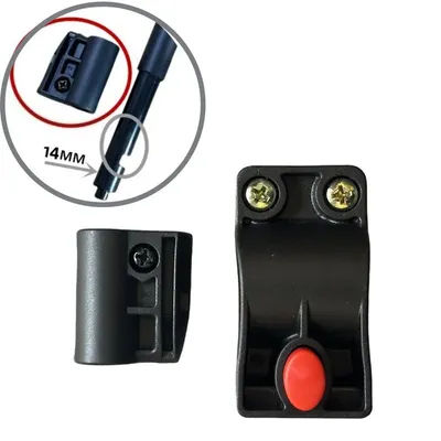 U Lock Bike Accessories - Fixed Frame Mount Bracket Cycling Parts Compatible with 14MM Lock Lever Bicycle Security Bracket