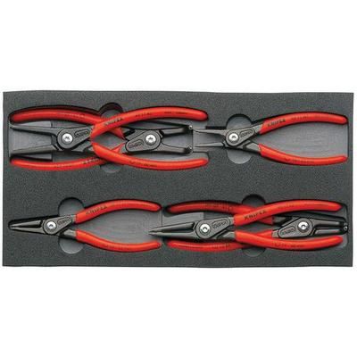 Jeu De 6 Pinces Pour Circlips (modèle 48 / 49) Sur Plateau Mousse - Knipex