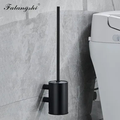 New Design Toilet Brush Holder Wall Mounted Multi-Colors 304 Stainless Steel Bathroom Toilet Brushes Cleaning Storage WB8706