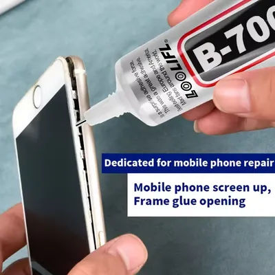 Colle B-7000, lot de 3/6, 15 ml, type transparent, colle à haute viscosité, peut être utilisée pour vêtements/chaussures/tissus/écrans de téléphones/réparation/artisanat aquatique/colle pour bijoux,