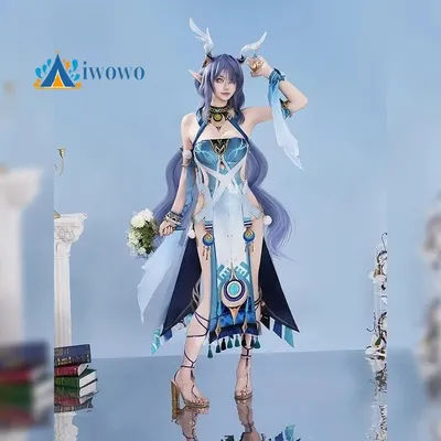 Lauma Cosplay Collab Series: Genshin Imapct Lauma Cosplay Costume With Ears XS-2XL Halloween Costume