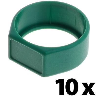 Neutrik XCR Ring Green 10x