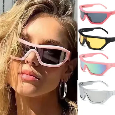 Lunettes de soleil carrées vintage Y2K pour femmes et hommes, lunettes de soleil rectangulaires, lunettes ovales pour femmes, lunettes de soleil pour hommes et femmes