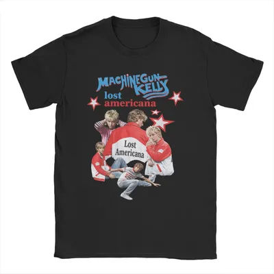 MGK Lost Americana for Men Women T Shirt Awesome Tee Shirt Short Sleeve Round Collar T-Shirt Pure Cotton Gift Idea Clothing