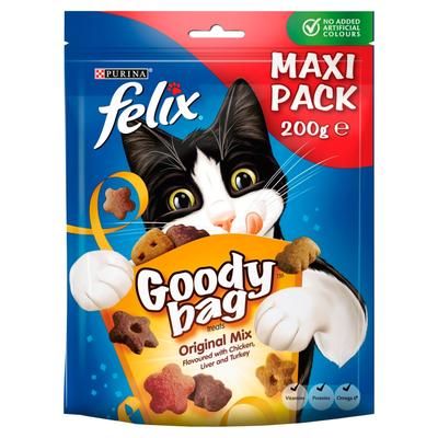 4 x 200g Goody Bag Original Mix Felix Cat Treats