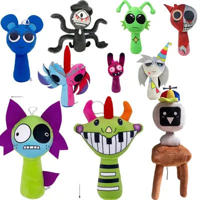50style Sprunki Plush Toys Sprunki Plush Doll Sprunki Game Cartoon Pillow Kids Birthday Gifts Stuffed Dolls Christmas Gift.