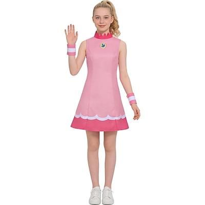 Principessa Vestito Costume per festa a tema Video gioco Cosplay for Unisex Adulti Bambini Halloween Carnevale Settimana del libro Feste Sport all'Aperto Mascherata