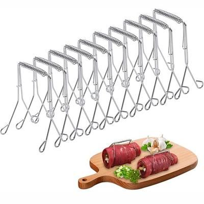 Set di 10 clip per cavolo cappuccio riutilizzabili in acciaio inox 304, strumento da cucina resistente per cucinare e cuocere al forno, clip multiuso per friggere e per alimenti, accessorio essenziale
